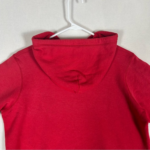 American Sportswear Wisconsin Badgers Hoodie Youth L Large Red Vintage Pullover - Picture 4 of 9